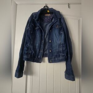 Zara Dark Blue Jean Jacket